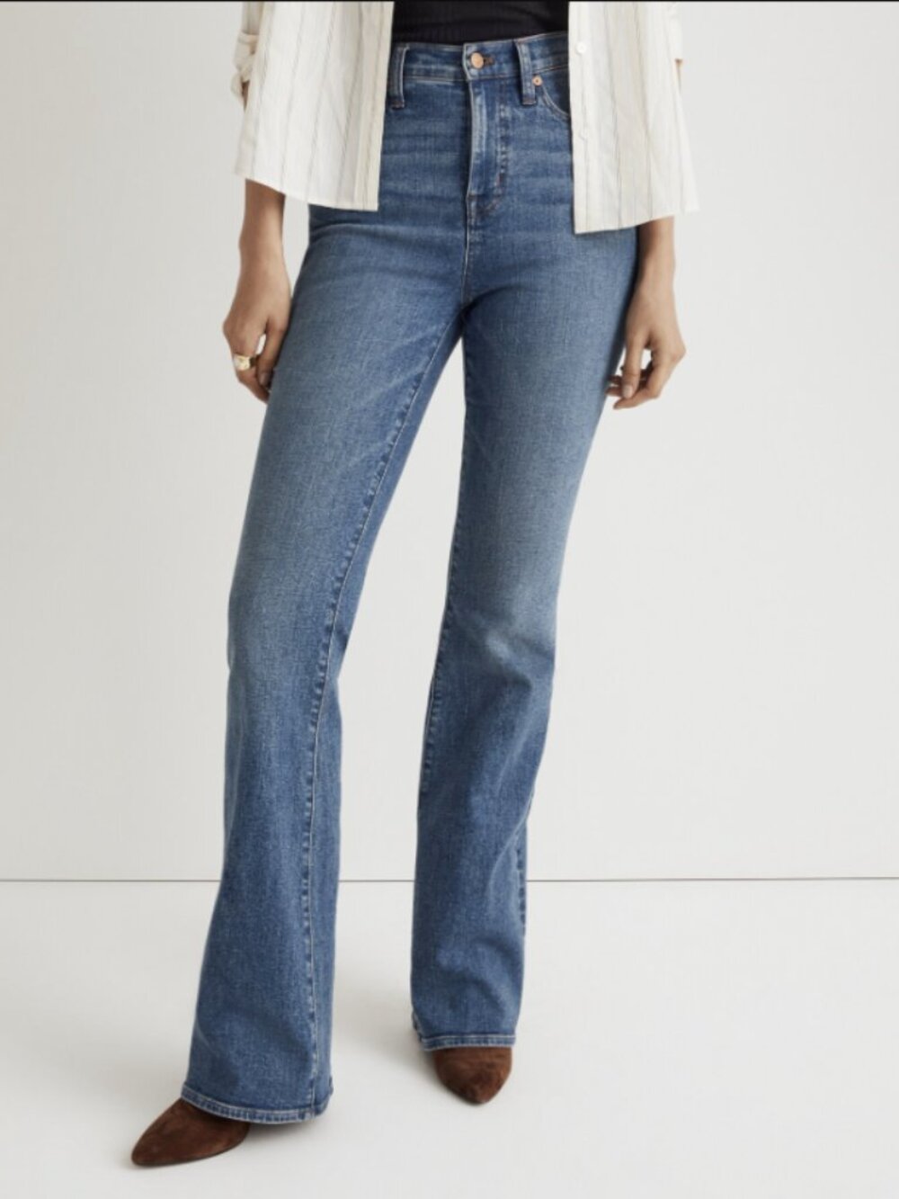 Madewell Tall Skinny Flare Jeans, size 33T